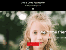 Tablet Screenshot of godisgoodfoundation.org